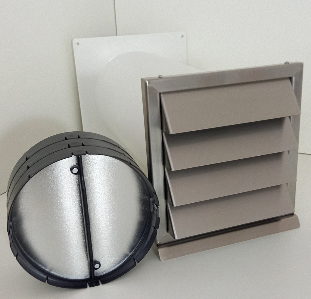 Mauerkasten Edelstahl Ø150 Dunstabzug Naber Thermobox MKWSQLE150NATB 