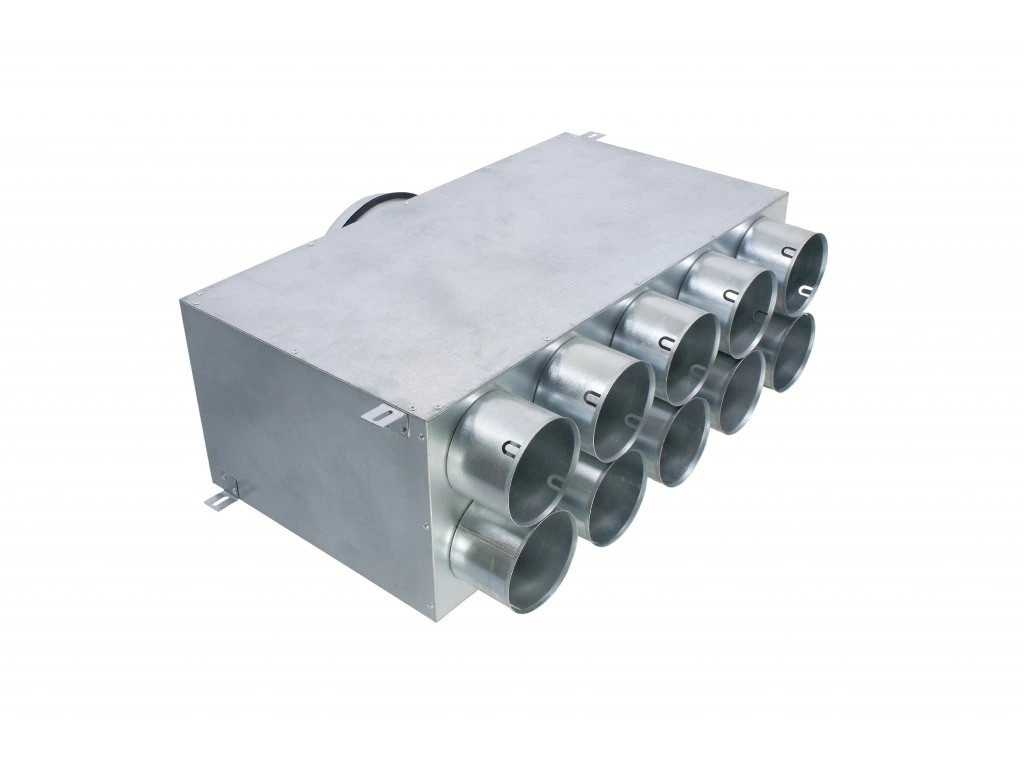 Verteilerkasten von Ø125 auf FlexVent 10x75