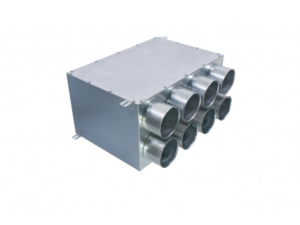 Verteilerkasten von Ø160 auf FlexVent 8x75