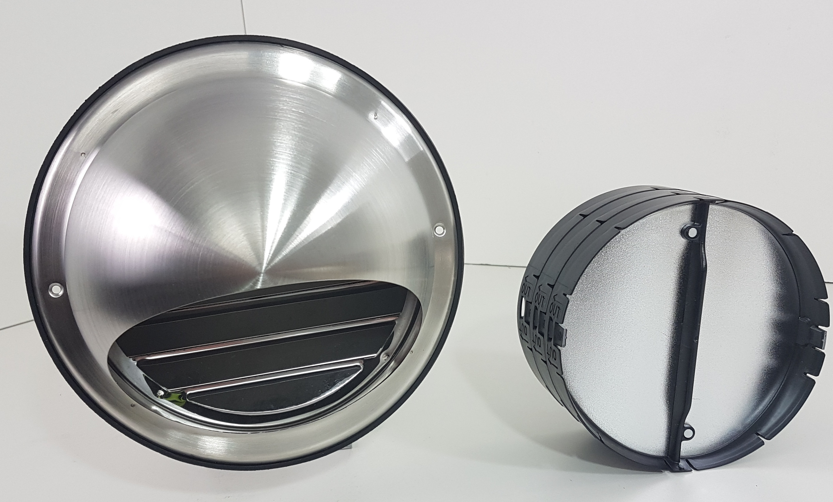Mauerkasten mit Naber Thermobox für Dunstabzugshauben