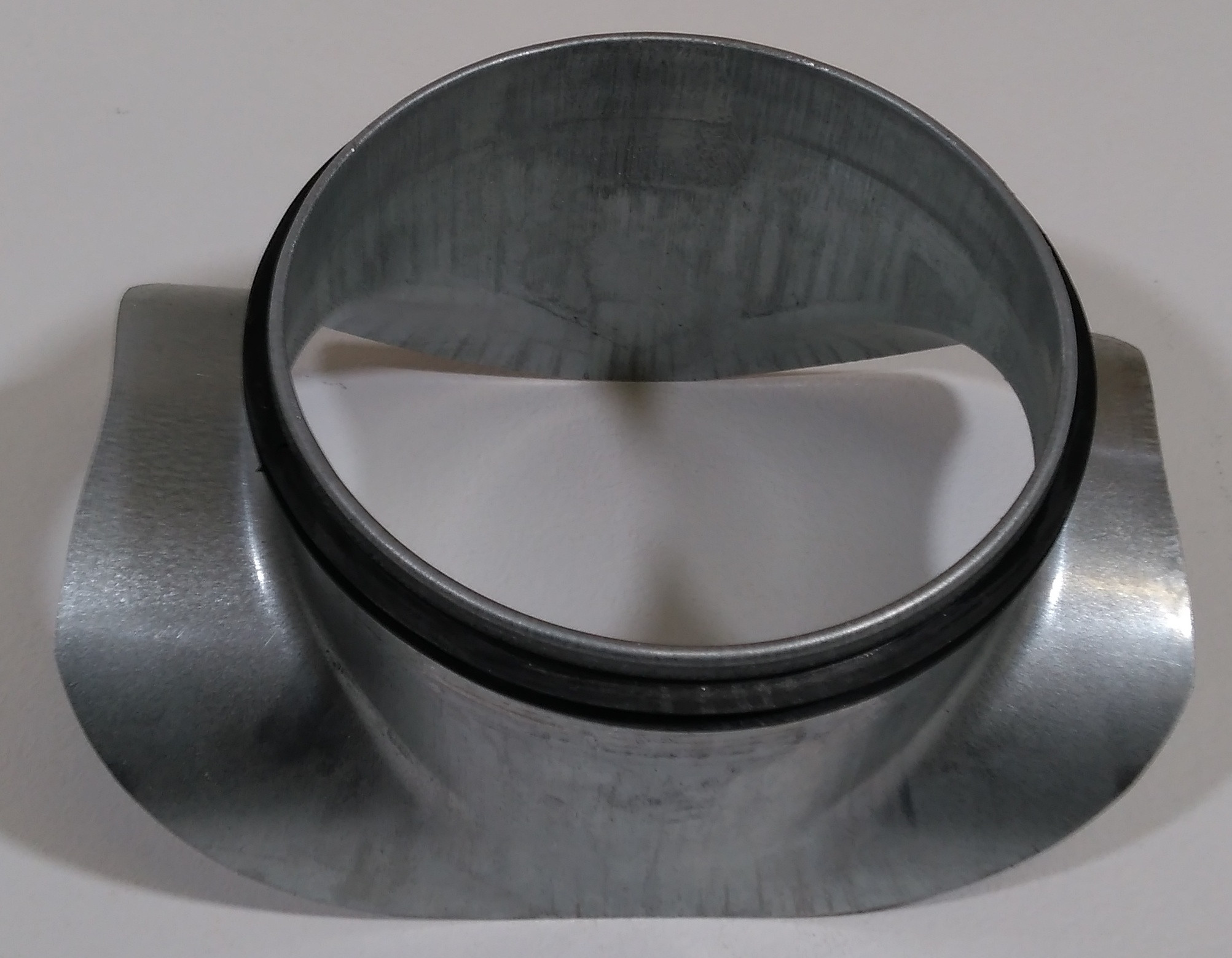 Sattelstutzen Stahl verzinkt mit EPDM Lippendichtung