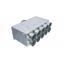 Verteilerkasten von Ø160 auf FlexVent 10x75
