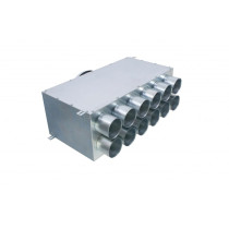 Verteilerkasten von Ø125 auf FlexVent 12x75