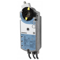 Siemens Luftklappen-Drehantrieb, AC 24 V, 3-Punkt, 25 Nm, 150 s, Potentiometer, 2 Hilfsschalter GBB135.1E