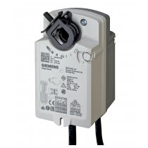 Siemens Luftklappen-Drehantrieb, AC/DC 24 V, DC 0...10 V, 4 Nm, Federrücklauf 60/15 s, 2 Hilfsschalter GPC166.1A