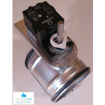Absperrklappe DTBU mit Luftberg DA02N220S Stellantrieb